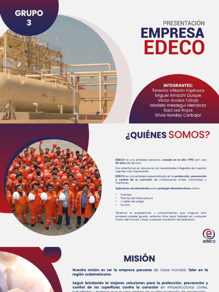 EDECO: Protección Anticorrosión Perú | PDF | Producción y fabricación ...