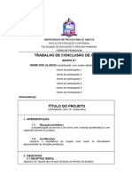 Máscara Do TCC - Projeto Ditático