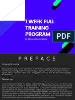 Free 1week Training Program