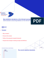 New Statistical Standards On The Informal Economy