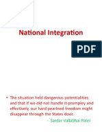 National Integration 