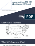 Optimum Implementation of TI-LFA