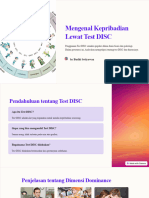 Mengenal Kepribadian Lewat Test DISC