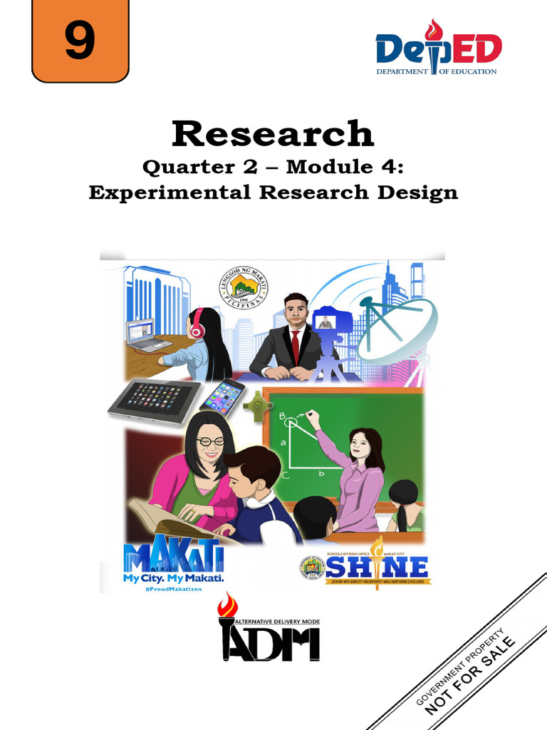 Research 9 Module 4 Types of Experimental Research Design | PDF ...