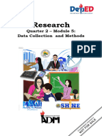 Research 9 Module 5 Data Collection and Methods