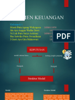 MANAJEMEN KEUANGAN Kelompok 1