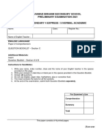 EL - 2021 - PRELIM - 4E - P2 - Question Booklet C