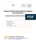 F.01 (Formulir Pendaftaran Akreditasi LPK) Revisi 02 - Finale - Padang