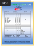 Marksheet