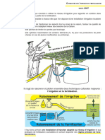 Conduite de L Irrigatin Fertilisante