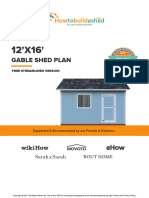 Gable Shed Plan: Free Streamlined Version