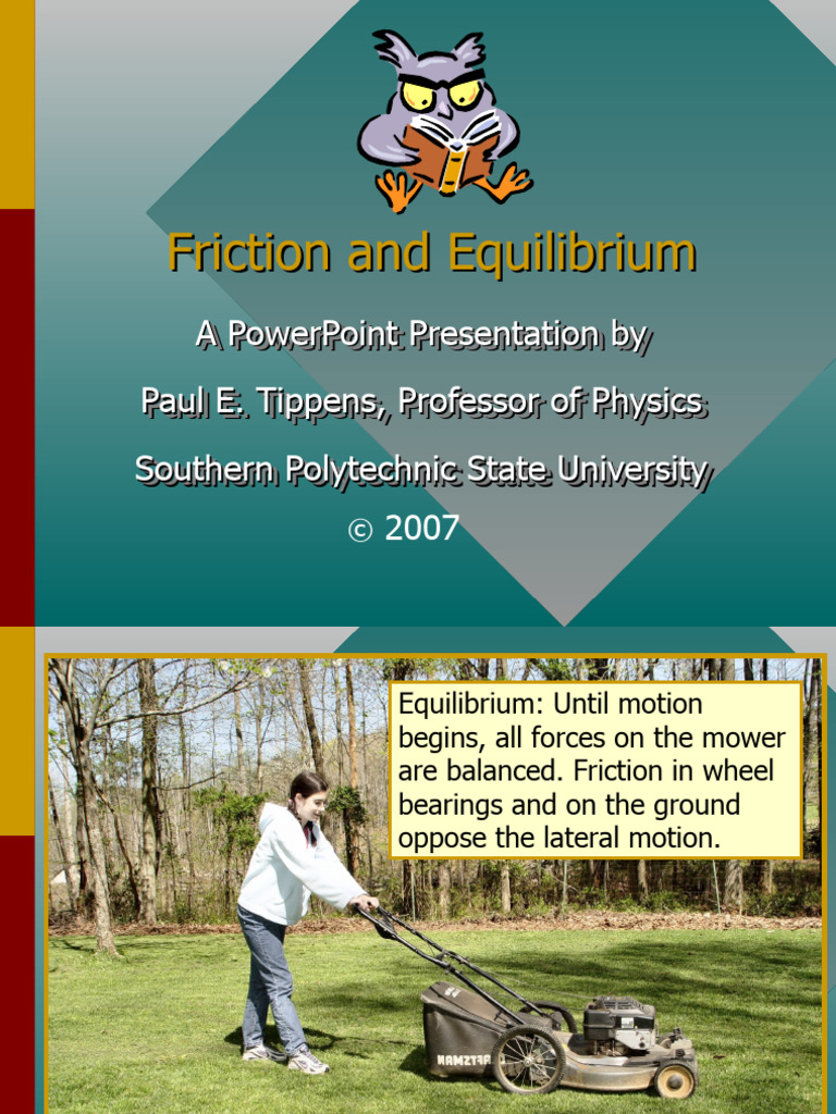 6_friction_and_equilibrium PDF Friction Force