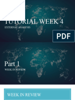 Week 04 Tutorial External Environment