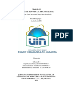 Makalah Kelompok 3 Teknik Wawancara Dan Jurnalistik