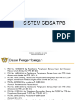 SISTEM CEISA TPB. Direktorat Jenderal Bea Dan Cukai Kementerian Keuangan RI