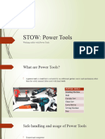 STOW WK 11 - Power Tools
