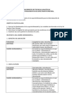 Conocimiento de Tecnicas Analiticas