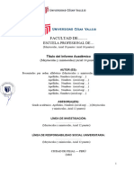 Estructura de Informe