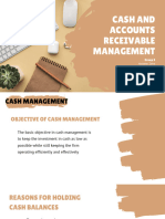 Cash and Accounts Receivable Management