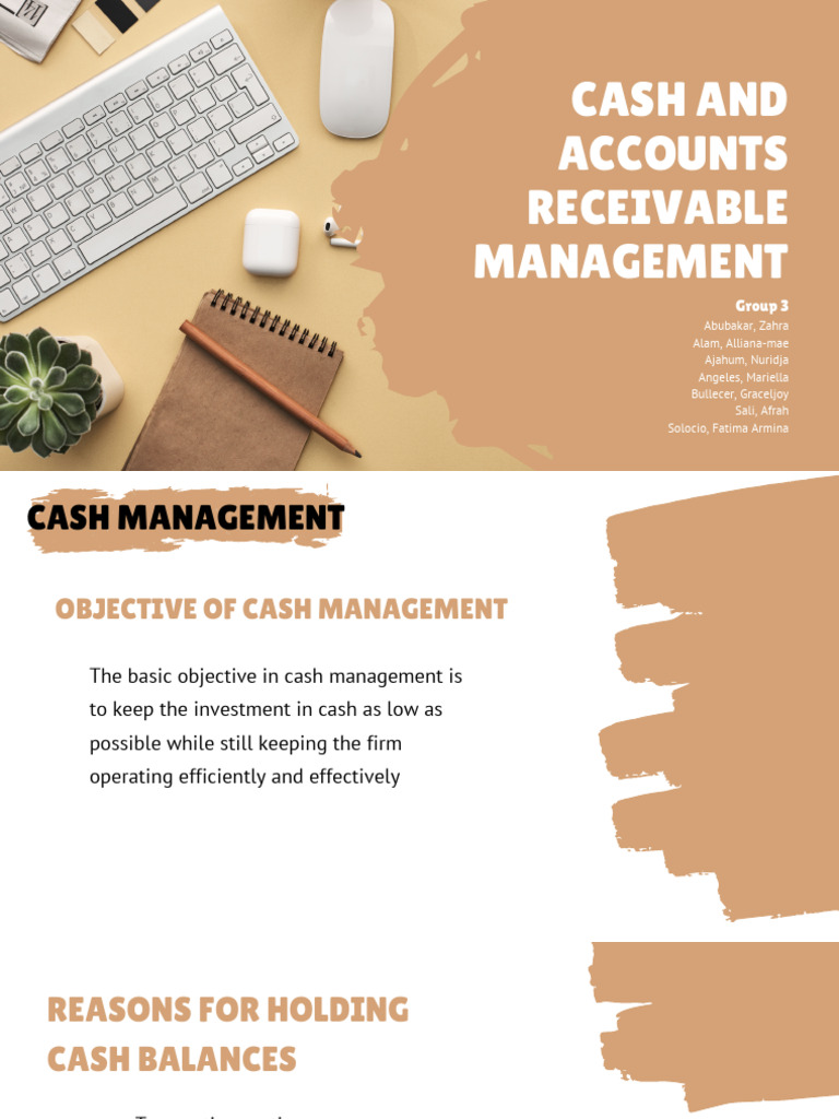 Explain Tools In Managing Cash Receivables And Inventory