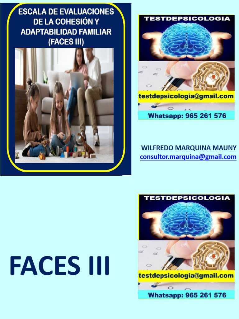 Escala FACES III: Cohesión y Adaptabilidad | PDF | Liderazgo | Cuestionario
