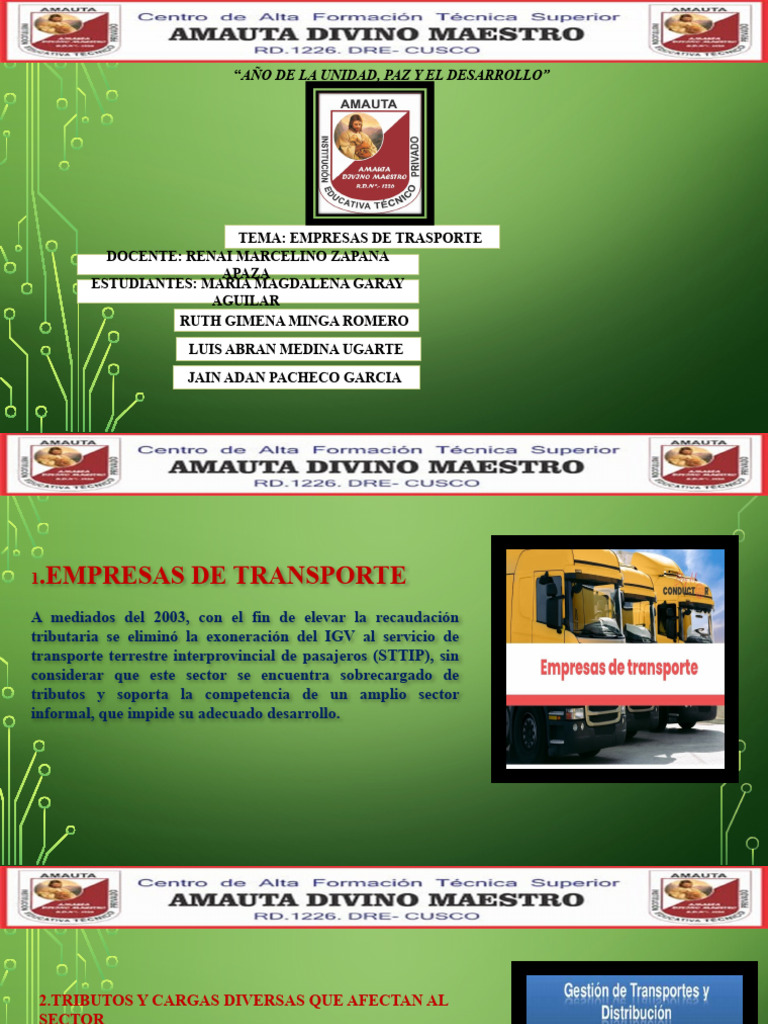 Empresas de Trasportes. | PDF | Contabilidad | Transporte