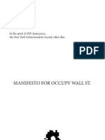NYSAS OWST Manifesto