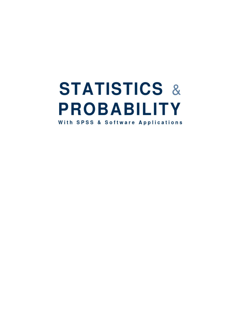 Rev. Statistics and Probability | PDF | Probability Distribution ...