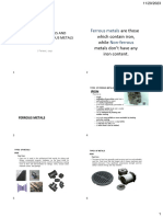 Ferrous and Non Ferrous