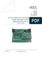 HI 3593 ARINC 429 3.3V Dual Receiver, Single Transmitter With SPI Application Note AN 161