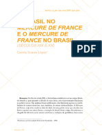 O Brasil No Mercure de France e o Mercure de France No Brasil (Séculos XIX E XX)