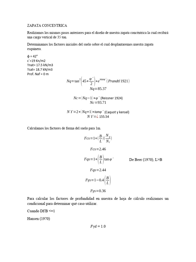 Diseño Tructural De Una Zapata Cuadrada Aislada Concéntrica Y - Foto 4