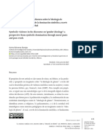 La Violencia Simbólica en El Discurso Sobre La Ideologia de Genero