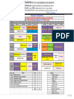 BTech CE 1 Sem Timetable (JULY DEC23)