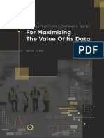 Maximizing The Value of Data For Construction Companies