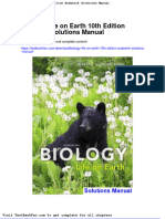 Full Download Biology Life On Earth 10th Edition Audesirk Solutions Manual