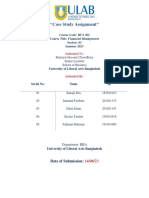 BUS 302, Financial Management - Case Assignment, Group 2, PDF