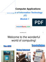 Module I of Computer Learning