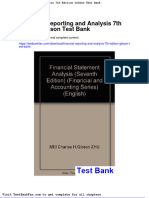 Full Download Financial Reporting and Analysis 7th Edition Gibson Test Bank