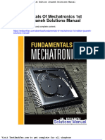 Full Download Fundamentals of Mechatronics 1st Edition Jouaneh Solutions Manual