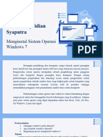 Adevio Nopridian Syaputra: Menginstal Sistem Operasi Windows 7