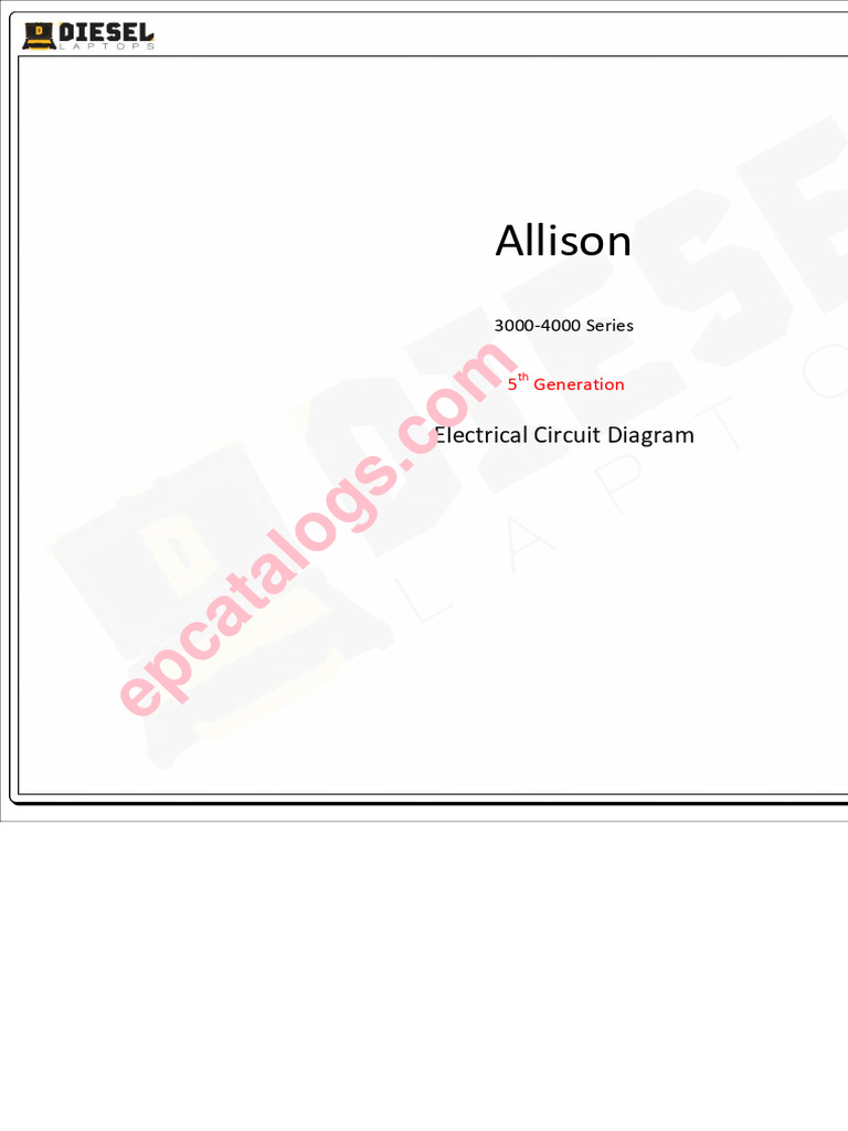 Allison - 3000 & 4000 Gen 5 | Download Free PDF | Switch | Electrical