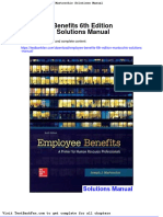 Full Download Employee Benefits 6th Edition Martocchio Solutions Manual