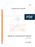 Medical Technology Department Documents List
