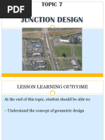 Topic 7 Junction Design