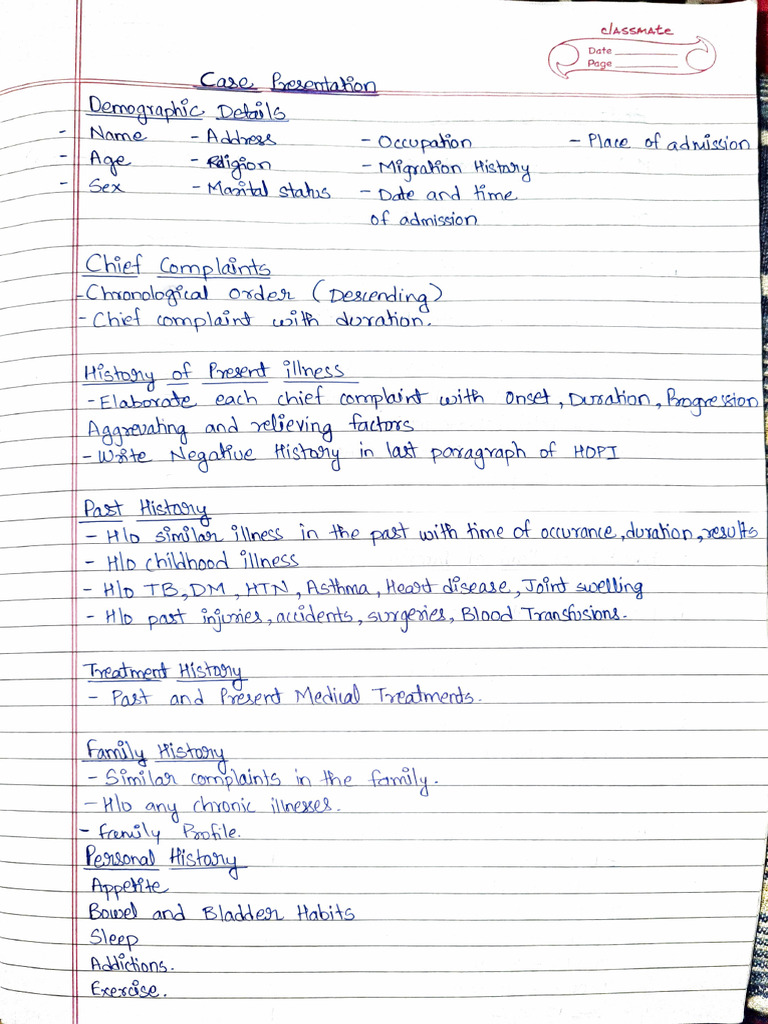 Psm Case Proforma Pdf