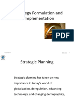 Formulation of Strategy