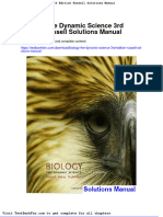 Full Download Biology The Dynamic Science 3rd Edition Russell Solutions Manual