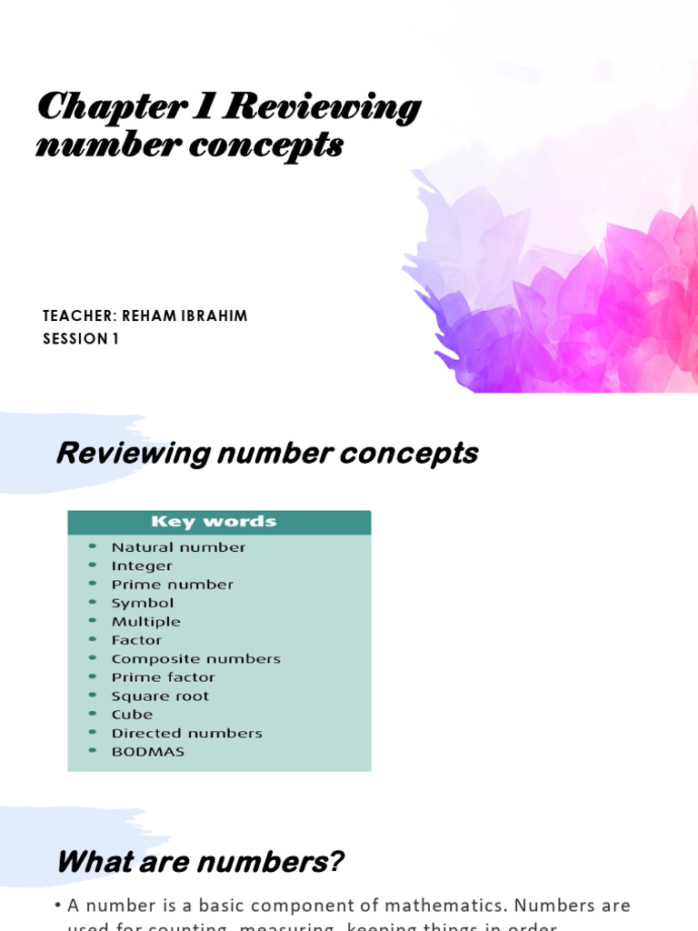Understanding Number Concepts in Math | PDF | Numbers | Integer