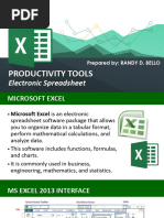 Lesson 7 Unit Vii Electronic Spreadsheet 125627